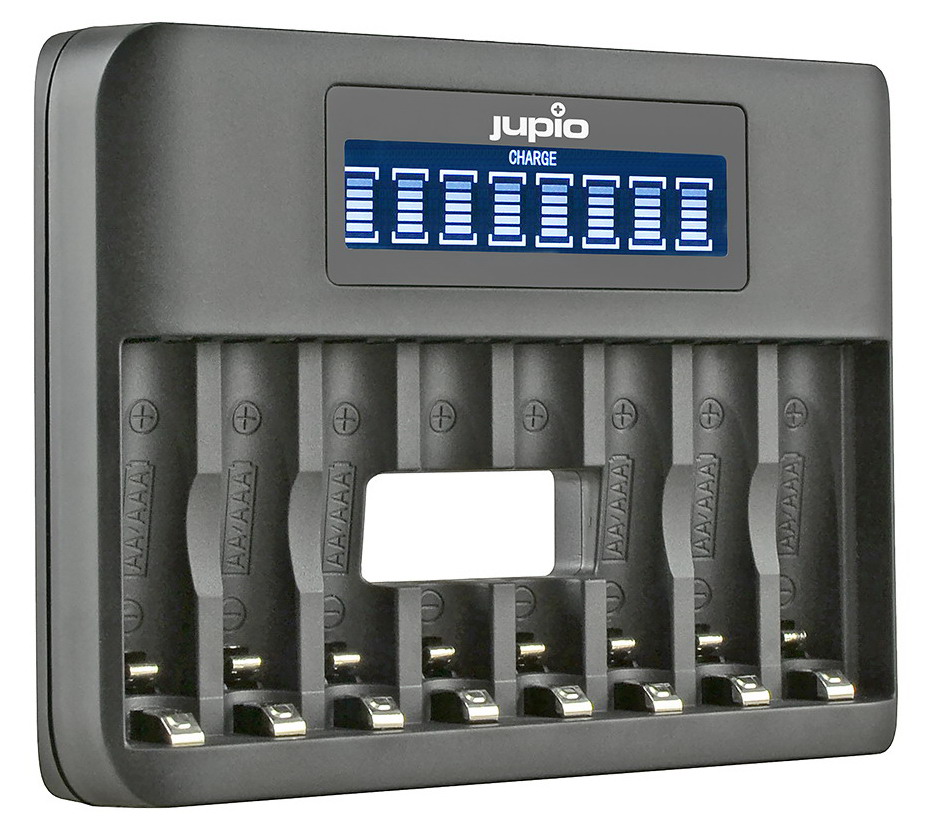 storm bevestigen broeden Jupio USB Octo Charger - snellader voor 1-8 x AA of AAA batterijen |  Saake-shop.nl
