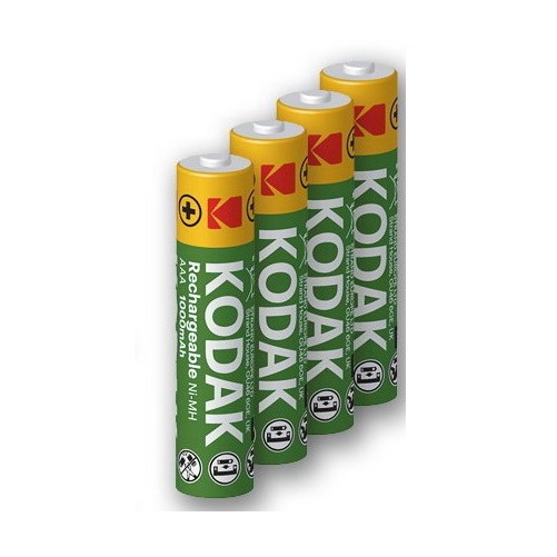 Dialoog Touhou Uit 4 x AAA oplaadbare krachtige Kodak batterijen - 1000mAh | Saake-shop.nl